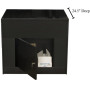 All State Manufacturing OCS360 D-FF Deep Office Coffee Stand Flat Front No Tray